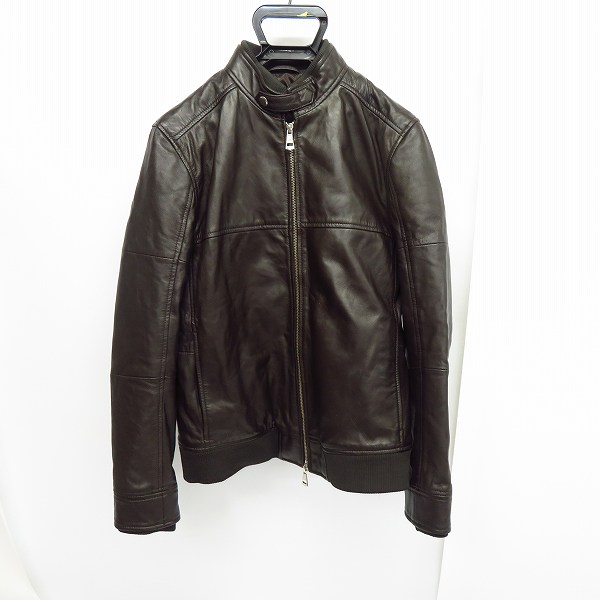 実際に弊社で買取させて頂いたAKM Contemporary/エイケイエムコンテンポラリー 羊革/シープスキン シングル ライダース ジャケット/M