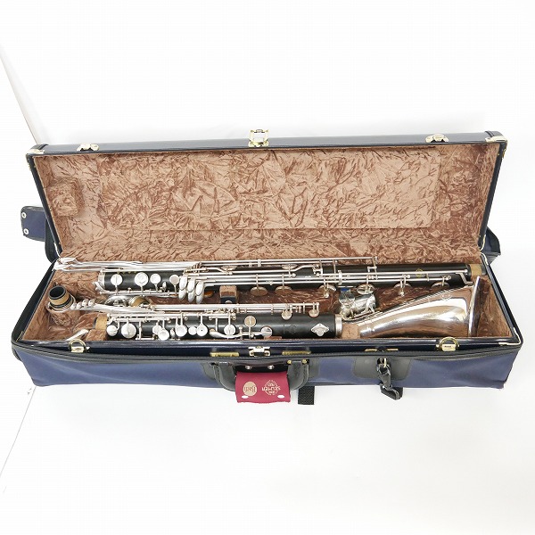 実際に弊社で買取させて頂いた★H.SELMER/セルマー バスクラリネット マウスピース/ハードケース付き
