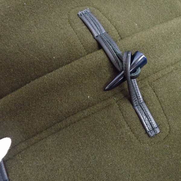 実際に弊社で買取させて頂いたMARC BY MARC JACOBS/マークバイマークジェイコブス 袖レザーダッフルコート M4001659/Ｓの画像 6枚目