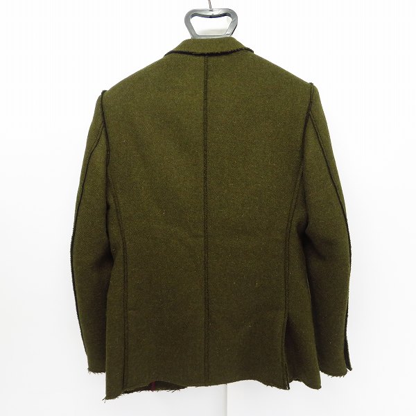 実際に弊社で買取させて頂いた【未使用/定価20万↑】Maurizio Miri/マウリッツォ・ミリ 18AW QUENTIN ART.B2 カットオフ テーラードジャケット HTC400/48の画像 1枚目