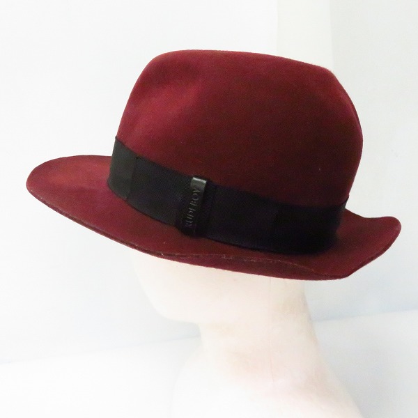 実際に弊社で買取させて頂いたCA4LA×HARRIS ELLIOTT/カシラ×ハリス・エリオット RUDEBOY 日本製 中折ウールハットの画像 2枚目