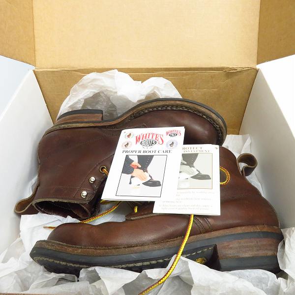 実際に弊社で買取させて頂いたWHITE’S BOOTS/ホワイツブーツ セミドレス レースアップブーツ/2332 MU/7Eの画像 8枚目