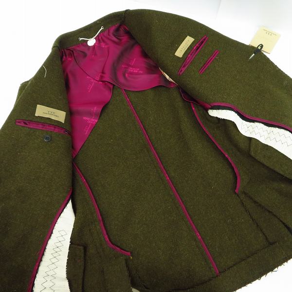 実際に弊社で買取させて頂いた【未使用/定価20万↑】Maurizio Miri/マウリッツォ・ミリ 18AW QUENTIN ART.B2 カットオフ テーラードジャケット HTC400/46の画像 2枚目