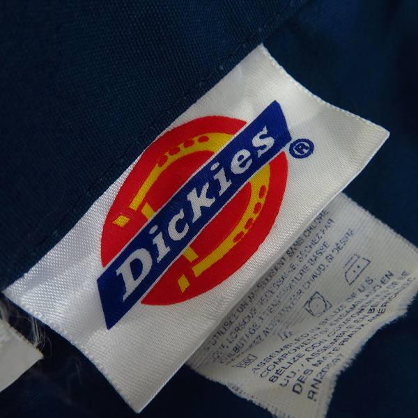実際に弊社で買取させて頂いたDickies/ディッキーズ カバーオール 半袖 つなぎ/Lの画像 3枚目
