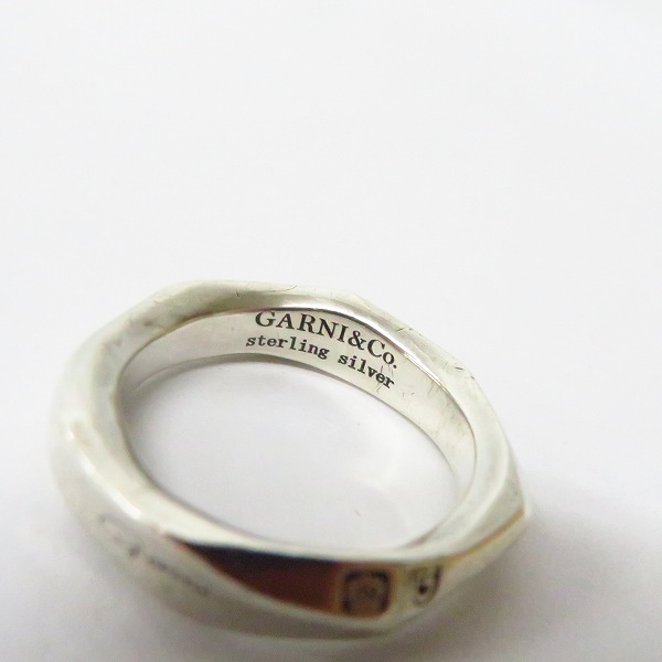 実際に弊社で買取させて頂いたGARNI/ガルニ クロッケリーリング シルバー 13号の画像 3枚目
