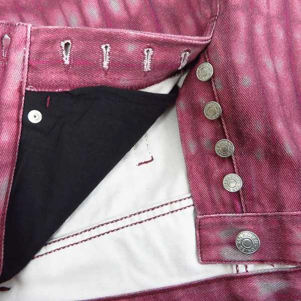 実際に弊社で買取させて頂いた【未使用】DRIES VAN NOTEN/ドリスヴァンノッテン タイダイ デニムパンツ/29の画像 3枚目