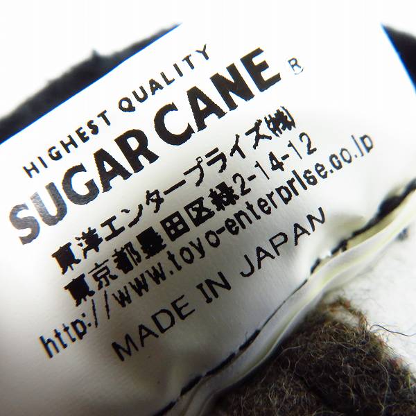 実際に弊社で買取させて頂いたSUGARCANE/シュガーケーン  アップルジャックキャップ ウールメルトン オリーブ SC01642の画像 6枚目