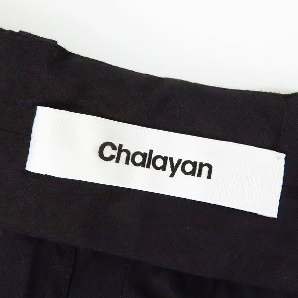 実際に弊社で買取させて頂いた【未使用】Hussein Chalayan/フセイン・チャラヤン SHORTS ショーツ/ハーフパンツ ブラック YUR303/48の画像 3枚目