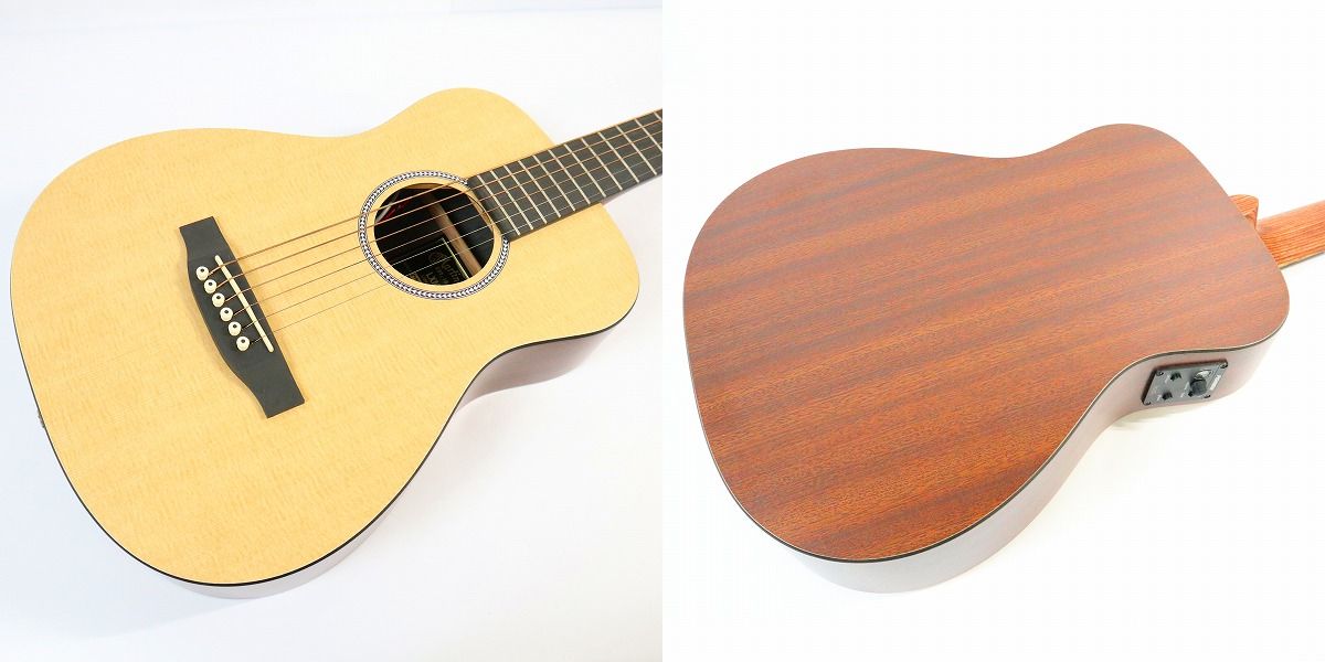実際に弊社で買取させて頂いた★Martin/マーティン LXME Little Martin PU搭載 エレアコ トラベルギター ミニギター ケース付きの画像 5枚目