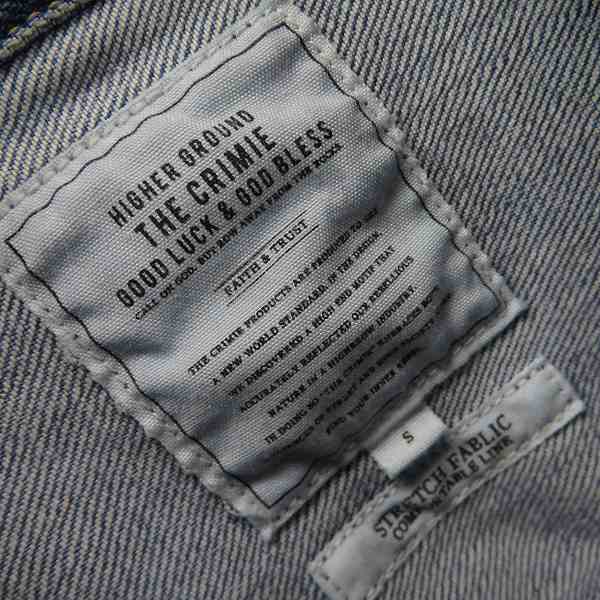 実際に弊社で買取させて頂いたThe Crimie/クライミー デニムジャケット/Ｇジャン ライトブルー/Ｓの画像 2枚目