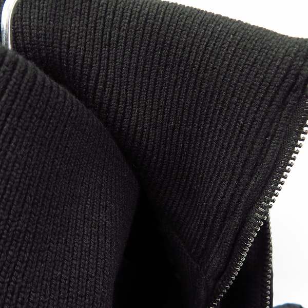 実際に弊社で買取させて頂いたAKM/エーケーエム ニット レイヤード ダウンジャケット/ブラック B086/Sの画像 7枚目