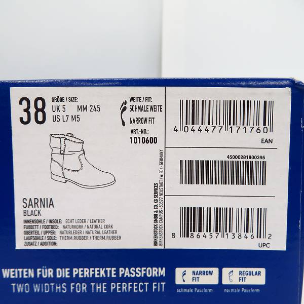 実際に弊社で買取させて頂いたBIRKENSTOCK/ビルケンシュトック SARNIA/サーニア ショートブーツ 1010600/38 の画像 8枚目