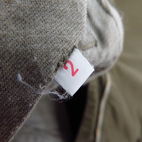 実際に弊社で買取させて頂いたHOLLYWOOD RANCH MARKET/ハリウッドランチマーケット/ハリラン バックジップ チノパンツ 2の画像 4枚目