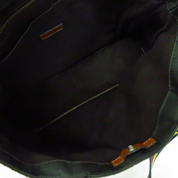 実際に弊社で買取させて頂いたDaniel&Bob/ダニエル＆ボブ レザー切り返し ナイロン トートバッグの画像 3枚目