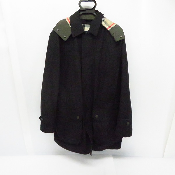 実際に弊社で買取させて頂いたBURBERRY LONDON/バーバリー ロンドン マウンテンパーカー ノバチェック コート ジャケット  NOH89/LL