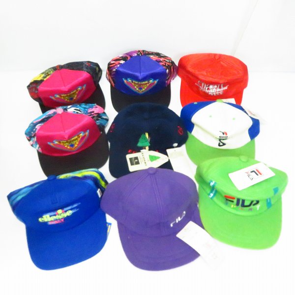 実際に弊社で買取させて頂いた【おまとめ/50点↑】ellesse/エレッセ LANGE/ラング FILA/フィラ他 キャップ/スナップバック/帽子の画像 3枚目