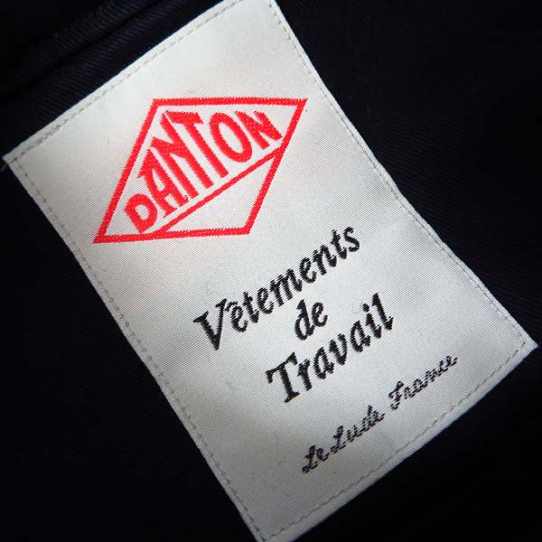 実際に弊社で買取させて頂いたDANTON/ダントン URBAN RESEARCH DOORS別注 ウールモッサー Pコート JD-8480/40の画像 3枚目