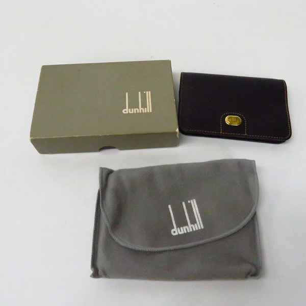 実際に弊社で買取させて頂いたdunhill/ダンヒル レザー 名刺入れ/カードケースの画像 6枚目