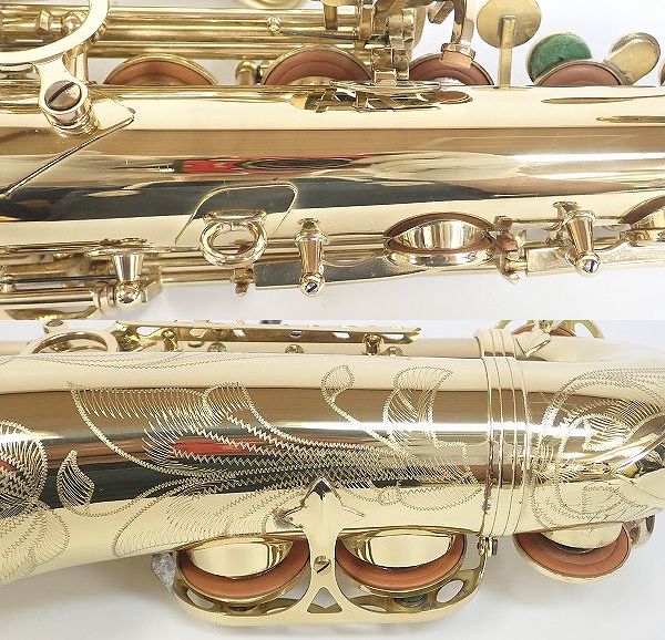 実際に弊社で買取させて頂いた★SELMER/セルマー アルトサックス SA80/Super Action 80 SERIE Ⅱ/シリーズ2 彫刻有り 57万台 ハードケース付の画像 7枚目