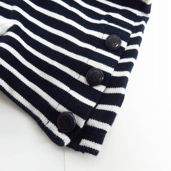 実際に弊社で買取させて頂いたvisvim/ビズビム ボーダー柄 ロングスリーブ/長袖 ポロシャツの画像 6枚目