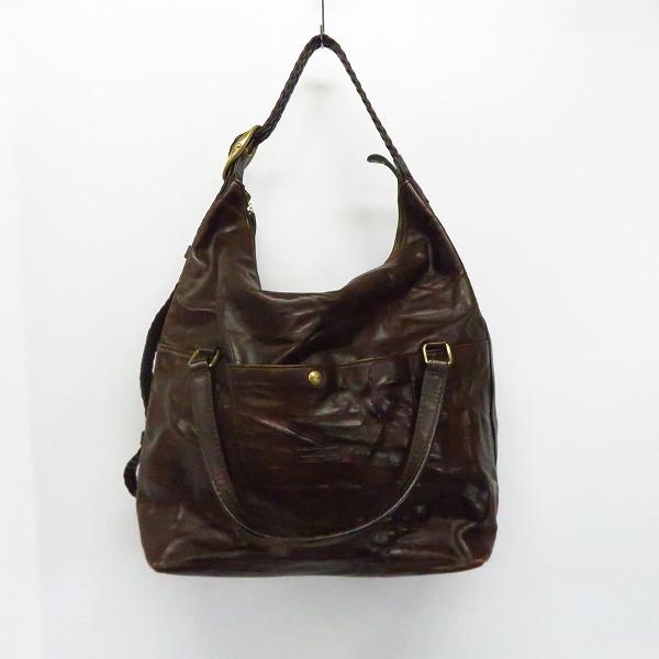 実際に弊社で買取させて頂いたDaniel&Bob/ダニエル＆ボブ ORFEO RODI/オルフェオ ロディ レザーショルダーバッグの画像 2枚目