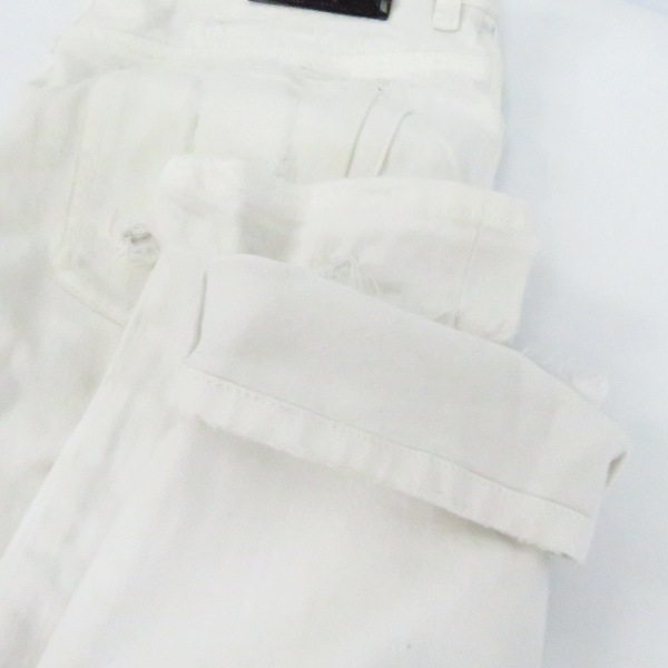 実際に弊社で買取させて頂いたDIESEL BLACK GOLD/ディーゼル ブラック ゴールド TYPE 253 ダメージ加工 ストレッチ デニムパンツ Size：30の画像 9枚目