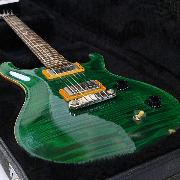 実際に弊社で買取させて頂いた★Paul Reed Smith/ポールリードスミス Custom 22 Emerald Green 10TOP エレキギター ハードケース付き