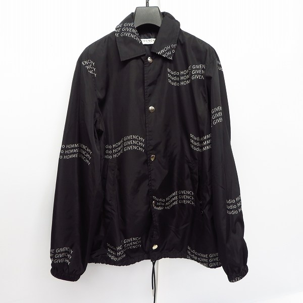 実際に弊社で買取させて頂いた【JPタグ】GIVENCHY/ジバンシイ コーチジャケット STUDIO HOMME  BM00C712MB/46の画像 0枚目