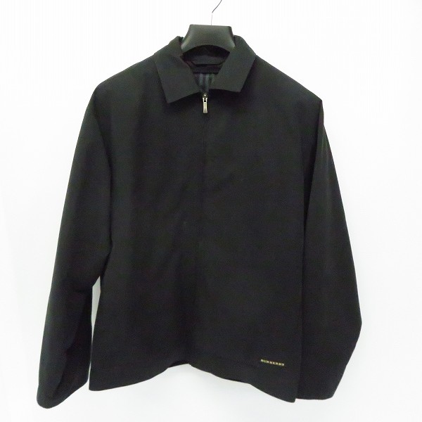 実際に弊社で買取させて頂いたBURBERRY GOLF/バーバリー ゴルフ ジップアップジャケット ブラック size：L
