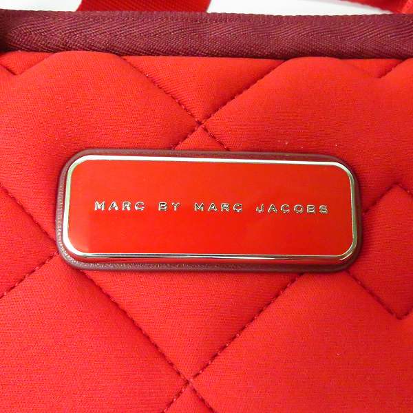 実際に弊社で買取させて頂いた【未使用】MARC BY MARC JACOBS/マークバイマークジェイコブス 2WAY PCケース/ブリーフケース ROSEY RED M0005244の画像 4枚目