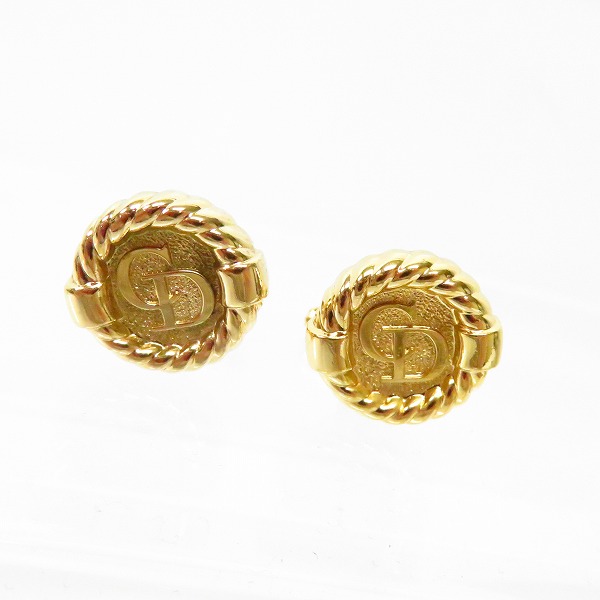 実際に弊社で買取させて頂いたChristian Dior/クリスチャンディオール ロゴ入り ネクタイピン/ピンバッジ/カフス 3点セットの画像 3枚目