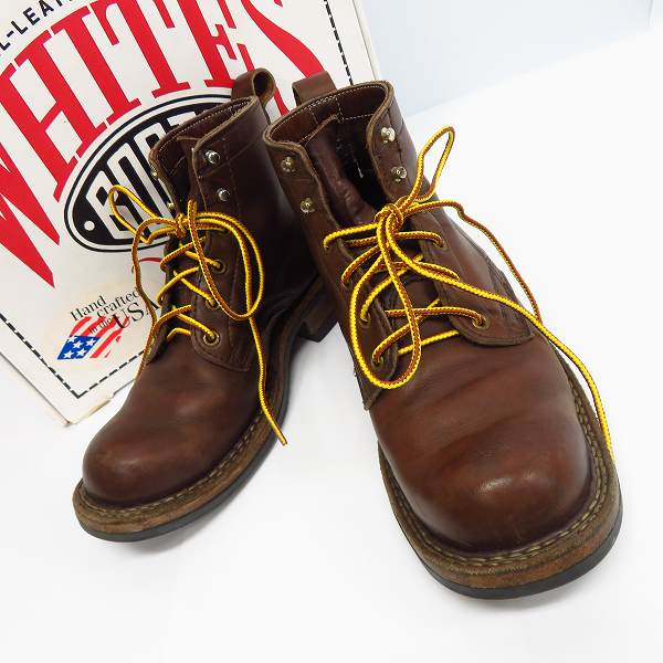実際に弊社で買取させて頂いたWHITE’S BOOTS/ホワイツブーツ セミドレス レースアップブーツ/2332 MU/7E