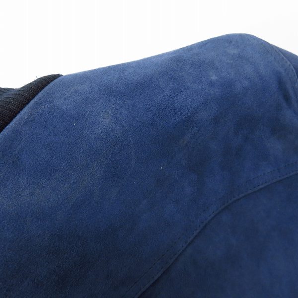 実際に弊社で買取させて頂いたACANTHUS/アカンサス 山羊スウェードレザージャケット/ネイビー/L1305/Mの画像 4枚目