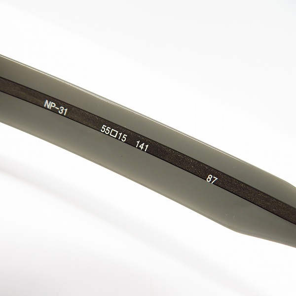 実際に弊社で買取させて頂いた999.9/フォーナインズ メガネフレーム/アイウェア NP-31の画像 4枚目