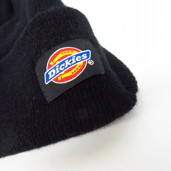 実際に弊社で買取させて頂いたFILA/フィラ Dickies/ディッキーズ ロゴ刺繍 ブルー/ブラック ビーニー/ニット帽 2点セットの画像 6枚目