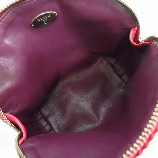 実際に弊社で買取させて頂いたLOEWE/ロエベ ナパライン フリンジ付き コスメポーチ/トラベルポーチ/小物入れの画像 4枚目