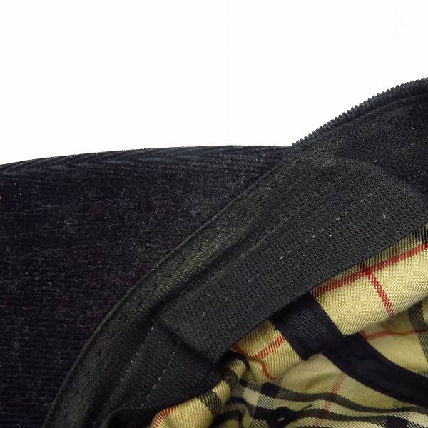 実際に弊社で買取させて頂いたBURBERRY LONDON/バーバリー ロゴ 刺繍  コーデュロイ キャップの画像 6枚目