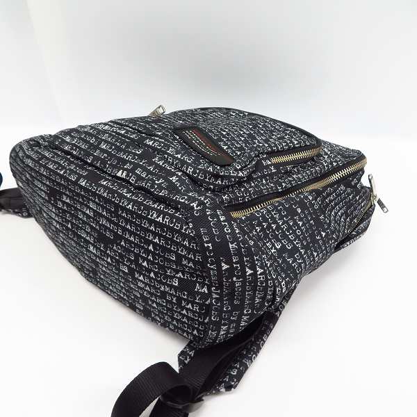 実際に弊社で買取させて頂いた【未使用】MARC BY MARC JACOBS/マークバイマークジェイコブス 総ロゴ バックパック/リュック M0005186の画像 2枚目