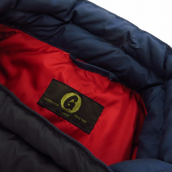 実際に弊社で買取させて頂いたGOODENOUGH/グッドイナフ ジップアップ 中綿ジャケット ブラック Lの画像 2枚目