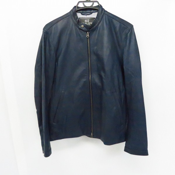 実際に弊社で買取させて頂いた417 by EDIFICE/エディフィス ゴートスキン シングルライダースジャケット L