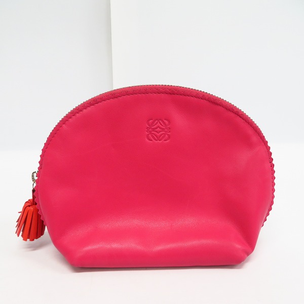 実際に弊社で買取させて頂いたLOEWE/ロエベ ナパライン フリンジ付き コスメポーチ/トラベルポーチ/小物入れ