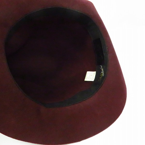 実際に弊社で買取させて頂いたCA4LA×HARRIS ELLIOTT/カシラ×ハリス・エリオット RUDEBOY 日本製 中折ウールハットの画像 4枚目