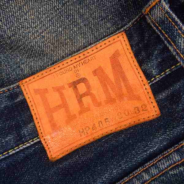 実際に弊社で買取させて頂いたHOLLYWOOD RANCH MARKET/ハリウッドランチマーケット/ハリラン レザーパッチ デニムパンツ W30L32の画像 2枚目