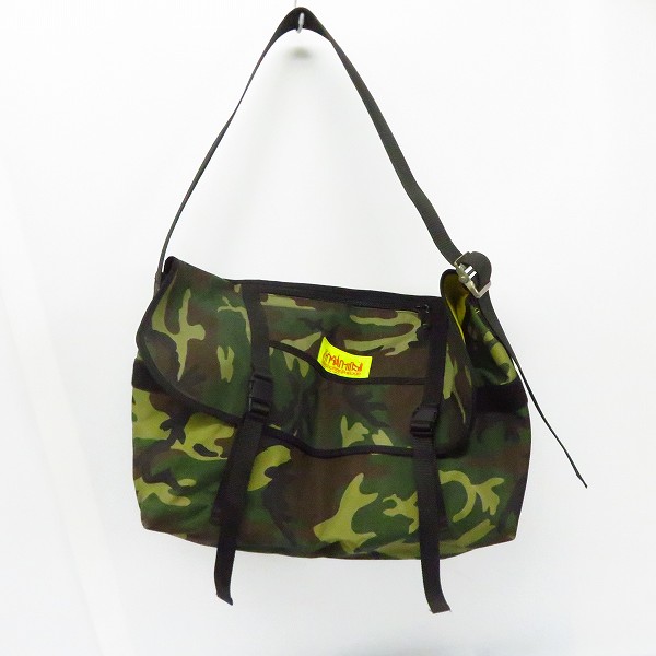 実際に弊社で買取させて頂いたManhattan Portage/マンハッタンポーテージ カモフラ/迷彩柄 メッセンジャーバッグ イエロータグ