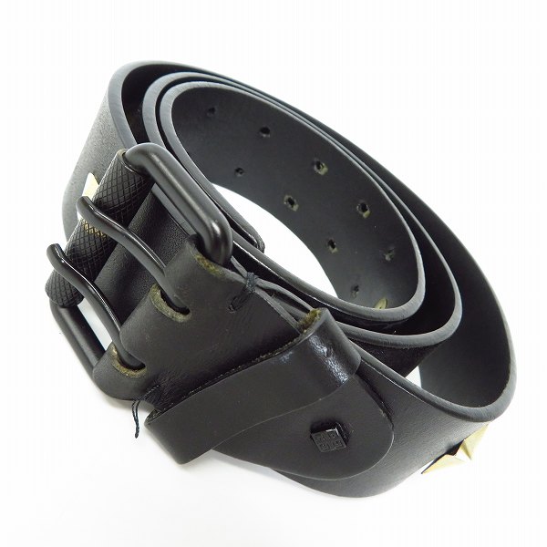 実際に弊社で買取させて頂いたGIVENCHY/ジバンシイ スター/星 スタッズ レザーベルト ブラック/黒