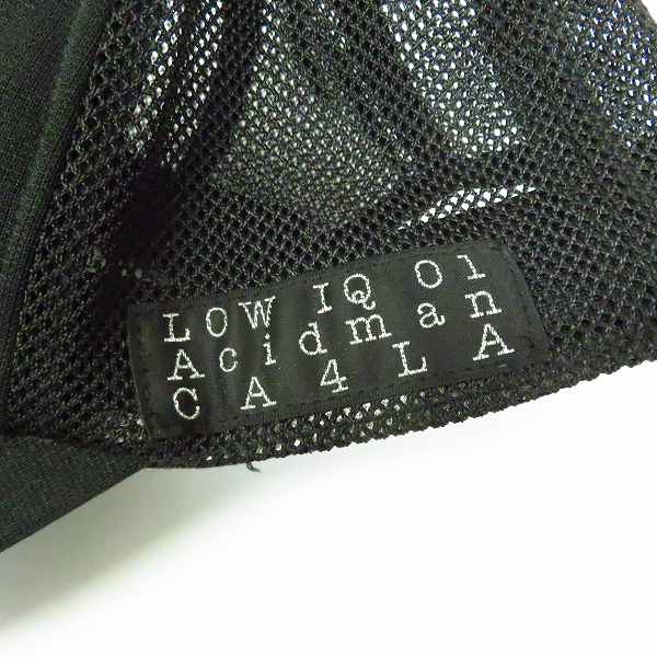 実際に弊社で買取させて頂いたLOW IQ 01×Acidman/アシッドマン×CA4LA/カシラ コラボ 限定 キャップの画像 6枚目