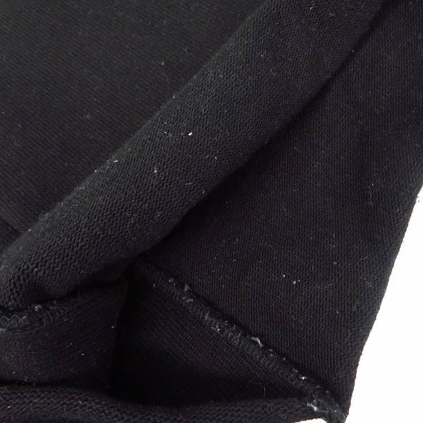実際に弊社で買取させて頂いたwjk/ダブルジェイケイ hyper jersey V-neck Vネックカットソー ブラック 7763 hj07u XLの画像 6枚目