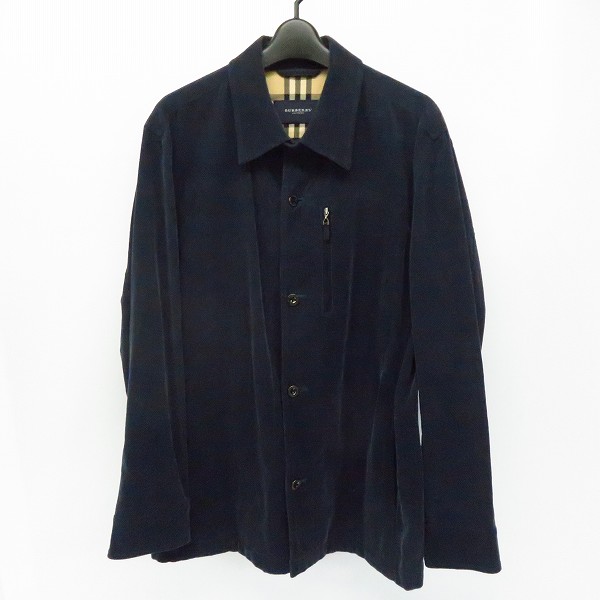 実際に弊社で買取させて頂いたBurberry LONDON/バーバリー ロンドン コットン シャツジャケット BBP30-109-28 size：L