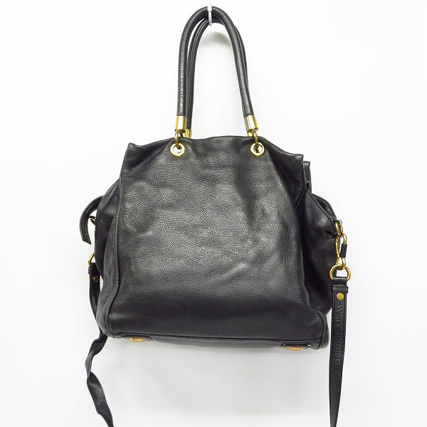 実際に弊社で買取させて頂いたMARC BY MARC JACOBS/マークバイマークジェイコブス 2wayレザー トートバッグ/ショルダーバッグ M0001341Aの画像 1枚目