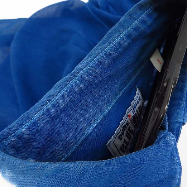 実際に弊社で買取させて頂いたBLUE BLUE/ブルーブルー ARIGATO ストライプライン 半袖シャツ 1の画像 6枚目
